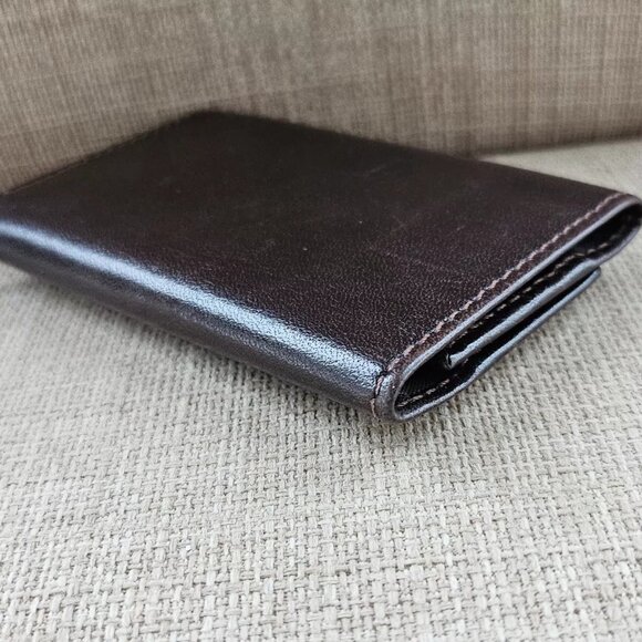 FENDI Keychain Brown Leather 6 Rings Keys Holder Keys Fob Bag Made in Italy - Picture 3 of 11